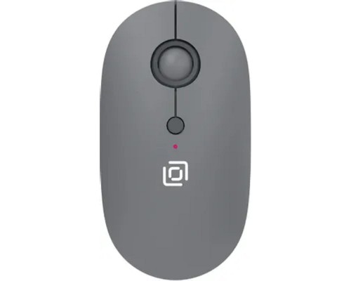 [Мышь] Мышь Оклик 409MW графитовый оптическая 1600dpi silent беспров. BT/Radio USB для ноутбука 4but (2007545)