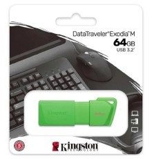 Kingston USB Drive 64GB USB 3.2 DT Exodia M DTXM - NEON (GREEN) 