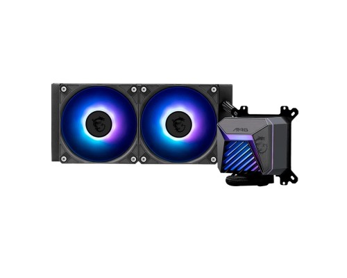 [Видеокарта] СЖО для процессора MSI MAG CORELIQUID A15 240 Soc-1700/1851/AM4/AM5 2xARGB Fan (306-7ZWAA11-L80)