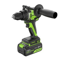 Greenworks GD24DD90 Дрель-шуруповерт аккумуляторная,  24V, 90 Нм, бесщеточная, 45/90Нм,1х4Ач,ЗУ,кор [3707507CUB]