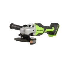 Greenworks GD24AG 24В Угловая шлифовальная машина акк, б/щет, 125 мм, 10500 об/мин,1х4Ач,ЗУ,кор [3200207CUB]