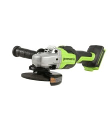Greenworks GD24AG 24В Угловая шлифовальная машина акк, б/щет, 125 мм, 10500 об/мин,1х4Ач,ЗУ,кор [3200207CUB]