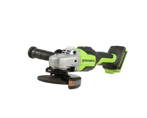 [Углошлифовальные, Шлифовальные машины, Реноватор] Greenworks GD24AG 24В Угловая шлифовальная машина акк, б/щет, 125 мм, 10500 об/мин,1х4Ач,ЗУ,кор [3200207CUB]
