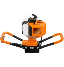 Мотобур CARVER AG- 43/000 [01.003.00038] { 1250Вт/1,7лс, без шнека, d пос=20мм, 43см.куб.  (45 шт/подд) }