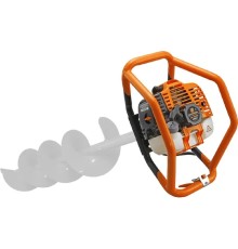 Мотобур CARVER AG- 65/000 [01.003.00096] { 2200Вт/3,0лс, без шнека, d пос=20мм, 62см.куб., усилен.рама(30шт/пал) }