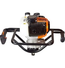 Мотобур CARVER AG-152/000 [01.003.00022] { 1400Вт/1,9лс, без шнека, d пос=20мм, 52см.куб. (36 шт/подд) }