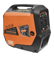 Генератор CARVER PPG- 2000IS бензин, инверторный [01.020.00022] { (1,8/2,0кВт, 220/12В, бак 4 л, 2 розетки)(18 шт/пал) }