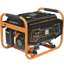 Генератор CARVER PPG- 2500 бензин [01.020.00009] { (LT-168, 2,1/2,3кВт, 220В, бак 15л, обмотка медь)16шт/пал }