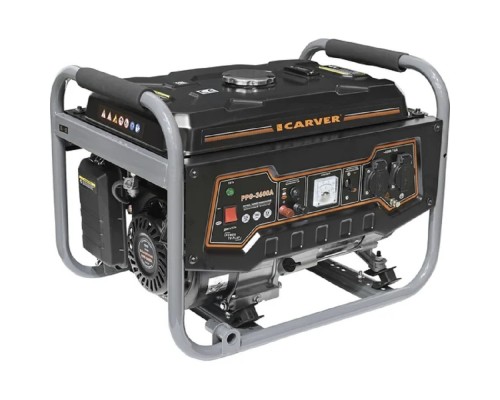 [Генераторы] Генератор CARVER PPG- 3600А бензин [01.020.00011] { (LT-168F-1, 2,5/2,8кВт, 220В, бак15л)(16шт/пал) }