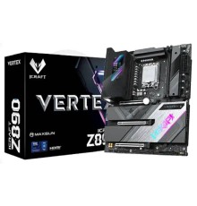 MAXSUN MS-iCraft Z890 VERTEX (Socket 1851, ATX, 2*DDR5(128Gb), DP/HDMI, 4*SATA3, 4*M.2, 3xPCI-Ex16, 2*Type-C, 9*USB 3.1, LAN 1*5G, BT 5.4, Wi-Fi 7, SPDIF, black, RTL)