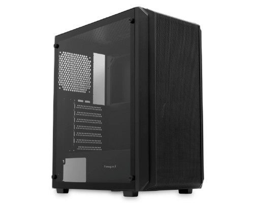 [Корпуса] Case HSPD M730, Mesh Mid Tower, Black, TG, 0.4 SPCC, no fans, E-ATX, ATX, mATX, mITX, 155/280/175-200mm, 2x2.5