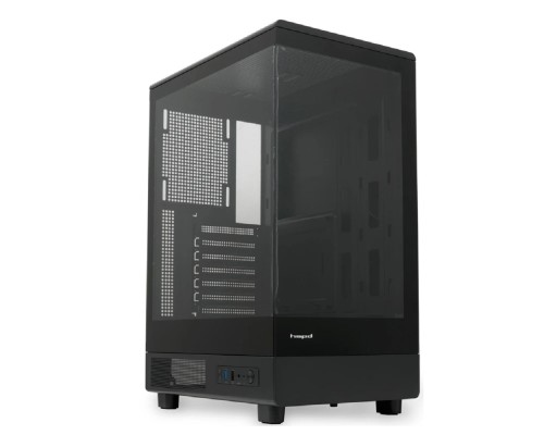 [Корпуса] Case HSPD F510, Panoramic Mid Tower, Black, TG, 0.5 SPCC, no fans ATX, mATX, mITX 180/280/160mm 1x2.5