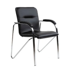 Офисное кресло Chairman 850 Россия экопремиум черный N (собр.) (6 шт.)  (7180781) !!! грузить кратно 6 шт.!!! 