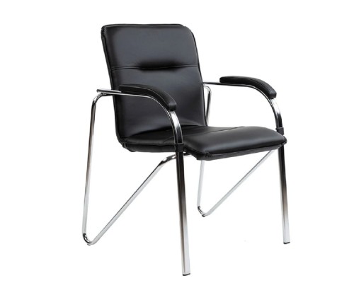 [Офисные кресла] Офисное кресло Chairman 850 Россия экопремиум черный N (собр.) (6 шт.)  (7180781) !!! грузить кратно 6 шт.!!! 