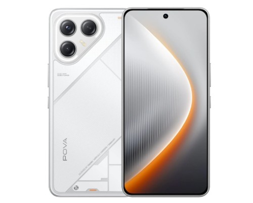 [смартфон] Tecno Pova 7 Ultra 5G 256Gb 8Gb белый моноблок 3G 4G 6.8
