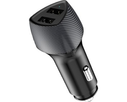 [Зарядные устройства] Rexant (16-0240) Автомобильное зарядное устройство c двумя портами (USB-A QC 3.0 + USB-A 3,1A) со световой индикацией, 18Вт, черное 