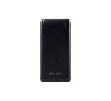 Rexant (30-2051) Портативное зарядное устройство Power Bank (аккумуляторная батарея) 10000 mAh с Quick Charge и Power Delivery, черное 