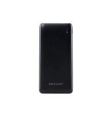 Rexant (30-2051) Портативное зарядное устройство Power Bank (аккумуляторная батарея) 10000 mAh с Quick Charge и Power Delivery, черное 