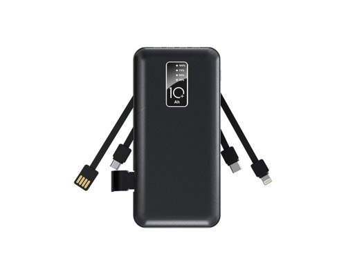 [Зарядные устройства] Rexant (30-2038) Портативное зарядное устройство Power Bank (аккумуляторная батарея) 10000 mAh, черное 