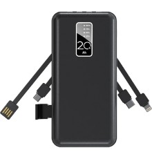Rexant (30-2039) Портативное зарядное устройство Power Bank (аккумуляторная батарея) 20000 mAh, черное 