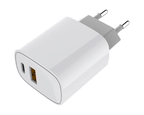 [Зарядные устройства] Rexant (18-2207) Сетевое зарядное устройство с двумя портами USB-A + USB-C, 20Вт 