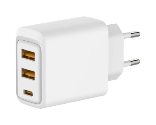 [Зарядные устройства] Rexant (18-2213) Сетевое зарядное устройство с двумя портами USB-A и одним портом USB-C, 10Вт 