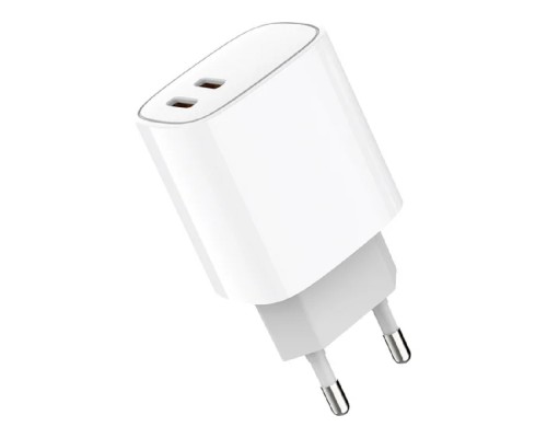 [Зарядные устройства] Rexant (18-2210) Сетевое зарядное устройство с двумя портами USB-C + USB-C, 20Вт 