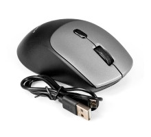 Exegate EX298897RUS  Беспроводная Bluetooth мышь ExeGate Professional Standard BT-070 (радиоканал 2,4 ГГц+ Bluetooth5.2, оптическая, 1600dpi, 6D, 6 кнопок и колесо прокрутки)