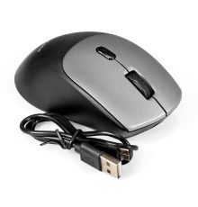 Exegate EX298897RUS  Беспроводная Bluetooth мышь ExeGate Professional Standard BT-070 (радиоканал 2,4 ГГц+ Bluetooth5.2, оптическая, 1600dpi, 6D, 6 кнопок и колесо прокрутки)