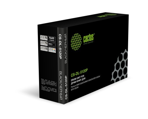 [расходные материалы] Блок фотобарабана Cactus CS-DL-5120P DL-5120 черный ч/б:30000стр. для BM5100ADN/BM5100ADW/BP5100DN/BP5100DW Pantum