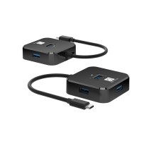 5bites Концентратор HB34C-316BK TYPE-C -> 4*USB3.0 / BLACK