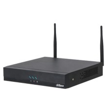 DAHUA DHI-NVR2108HC-W 8-канальный IP-видеорегистратор H.265+ с W-Fi и ИИ Входящий поток до 80Мбит/с;  1 SATA III до 20Тбайт;  1 HDMI, 1 VGA; 1 RJ45 100Мбит/с, Wi-Fi 2.4ГГц, 5ГГц 