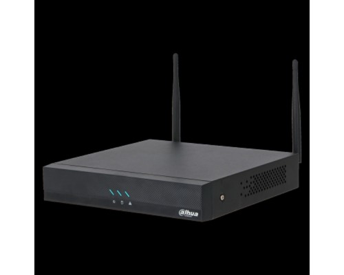 [Видеорегистраторы] DAHUA DHI-NVR2104HC-W 4-канальный IP-видеорегистратор H.265+ c W-Fi и ИИ  до 80Мбит/с;  1 SATA III до 20Тбайт;  1 HDMI, 1 VGA;  1 RJ45 100Мбит/с, Wi-Fi 2.4ГГцвидеоаналитика