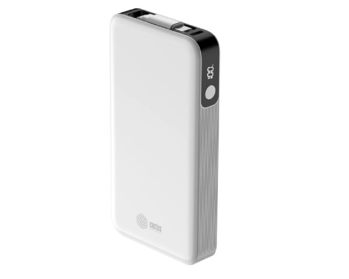 [Аксессуар] Мобильный аккумулятор Cactus CS-PBFSPA-10000 10000mAh 22.5W 4.5A 2xUSB-C белый