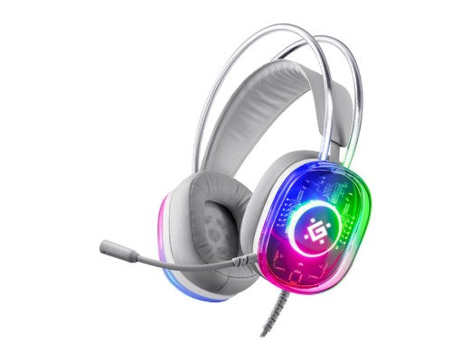 [Наушники] Defender Cyborg белый, 7.1, RGB,  провод 2 м 