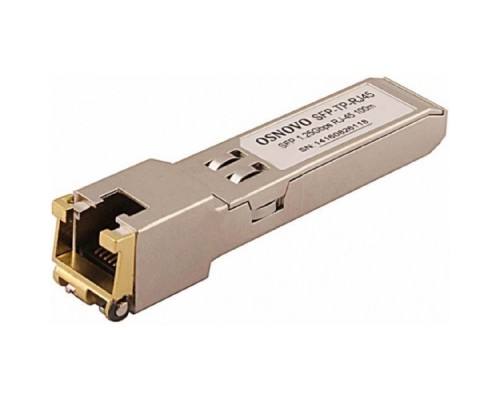 [Коммутаторы, модули, беспроводное оборудование] SFP-TP-RJ45 Медный SFP модуль Gigabit Ethernet с разъемом RJ45.