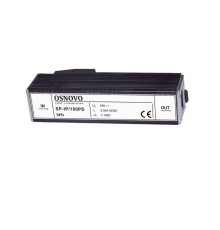 SP-IP/100PD Устройство грозозащиты для локальной вычислительной сети (скорость до 100Мбит/с) с защитой линий PoE (af/at, метод B, контакты 4/5, 7/8), двухуровневая защита.
