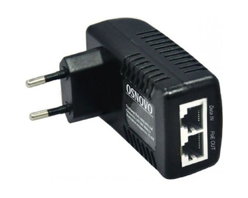 [Коммутаторы, модули, беспроводное оборудование] Midspan-1/151 PoE-инжектор Fast Ethernet на 1 порт.