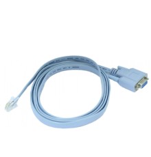 Console-RJ45-DB9F Консольный кабель для подключения сетевого оборудования к компьютеру по стандарту RS-232.