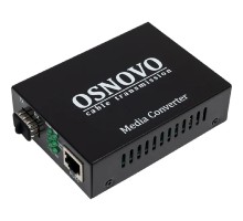 OMC-1000-11X Медиаконвертер Gigabit Ethernet 1xRJ45, 1xSFP.