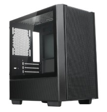 XASTRA Корпус  A400M 0F Black mATX/Mesh/Screwless TG+Mesh/ no fans/ A400M-0F