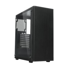 XASTRA Корпус  A300 0F  Black ATX/Mesh/ full-size TG / no fans/ A300-0F
