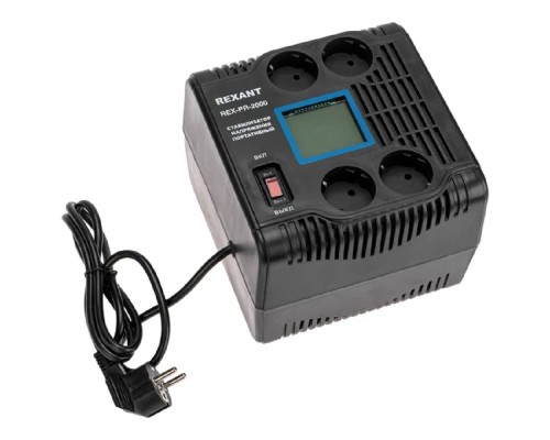 [ЭРА Стабилизаторы напряжения] Rexant (11-5032) Стабилизатор напряжения портативный REX-PR-2000