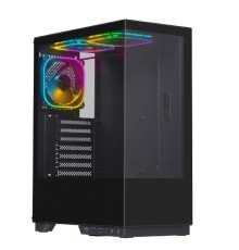 Defender Корпус компьютерный HyperHub черный,ATX,3fans,switchM/BSync