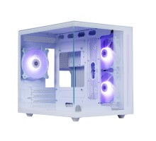 Defender Корпус компьютерный NovaCube белый,mATX,3fan,switch&M/BSync