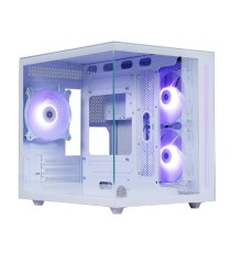 Defender Корпус компьютерный NovaCube белый,mATX,3fan,switch&M/BSync