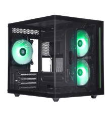 Defender Корпус компьютерный NovaCube черный,mATX,3fan,switchM/BSync