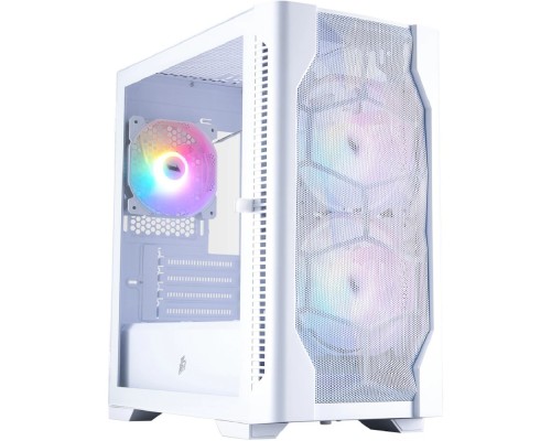 [Корпус] 1STPLAYER Корпус DK D4-M FRGB White / mATX / 2x140mm & 1x120mm FRGB fans / D4-M-WH-2F1P-W-1F1-W