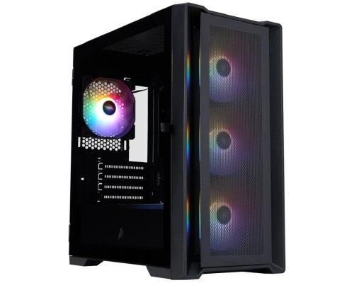 [Корпус] 1STPLAYER Корпус TRILOBITE T4 MESH FRGB Black / mATX / 4x120mm FRGB fans / T4-BK-4F1