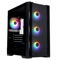 1STPLAYER Корпус TRILOBITE T4-G GLASS FRGB Black / mATX / 4x120mm FRGB fans / T4-G-BK-4F1